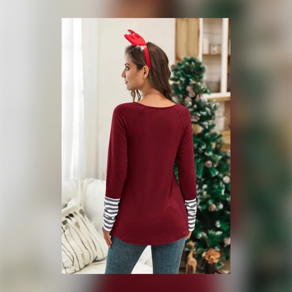 BABY IT’S COLD OUTSIDE WOMEN’S LONG SLEEVE SHIRT - Picture 2 of 6